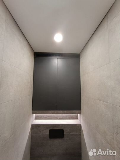Шкаф над инсталляцией в эмали для ванных комнат