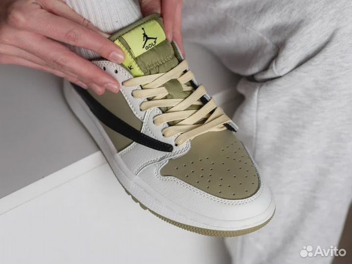 Travis Scott x Air Jordan 1 Low OG Medium Olive