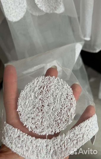 Тюль новый на отрез, пошив