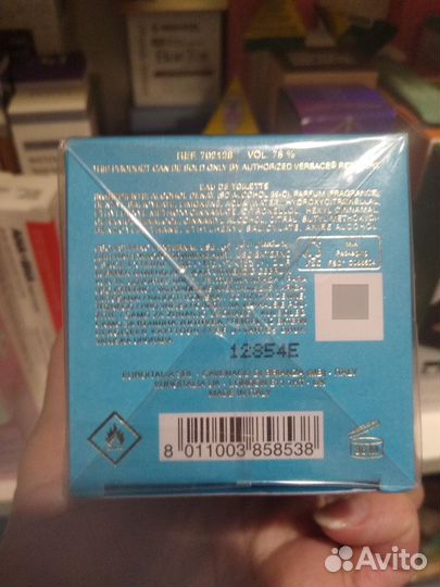 Духи Vercace dylan turquose новые