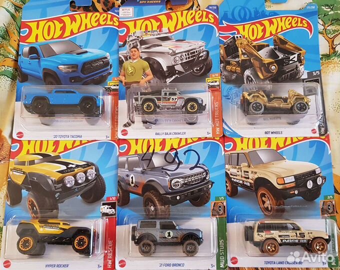 Hot wheels внедрожники