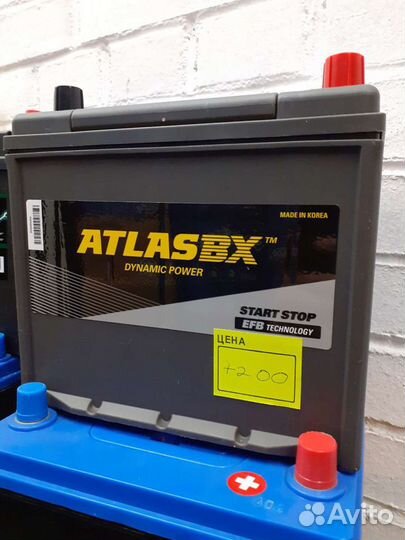 Аккумулятор Atlas 60 Ah Mazda CX-5 start-stop