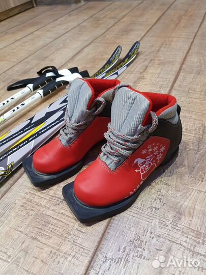 Лыжи беговые детские 150 с ботинками
