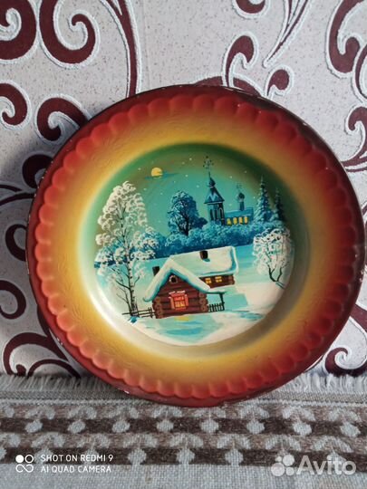 Антикварная тарелка