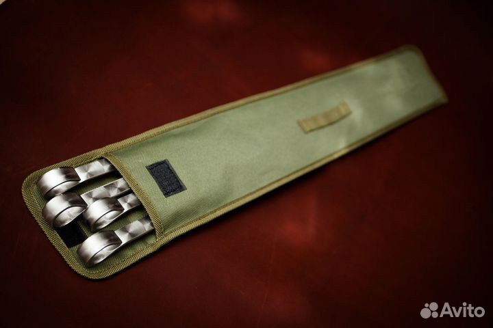 Набор шампуров в чехле 