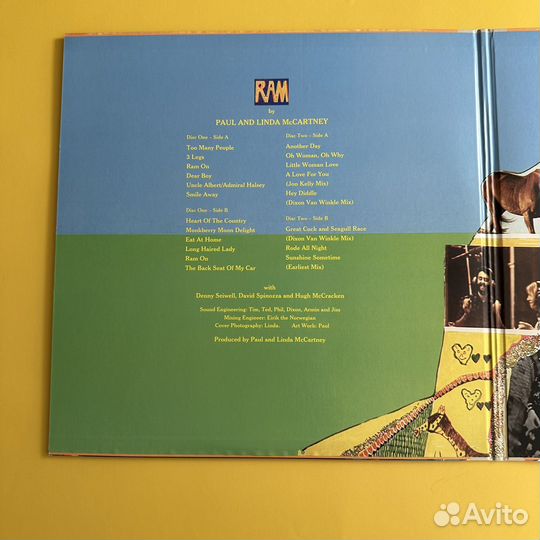 Paul Mccartney Linda 2 LP - Ram EU 2012