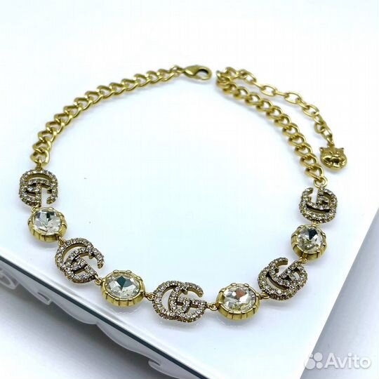 Колье gucci гуччи (premium)