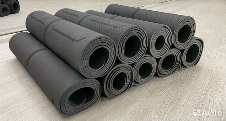 Коврик для фитнеса и йоги б/у