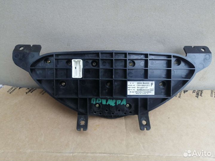 Штатная магнитола Nissan Primera