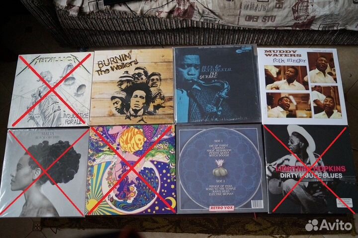 Виниловые пластинки фирменные, набор 1