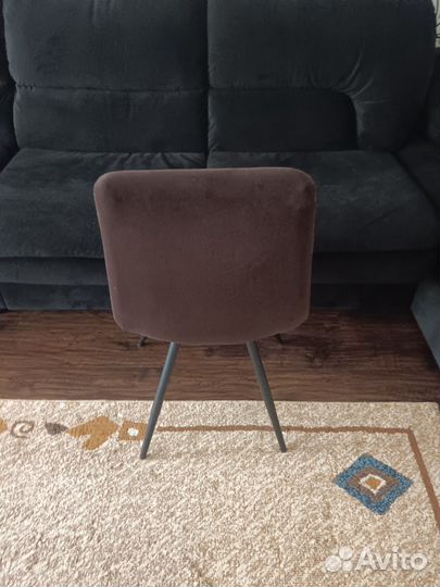 Стулья Фред 4шт.(черный муар / коричневый)