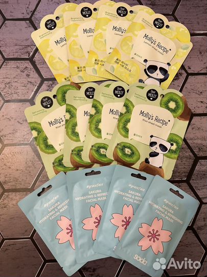 Тканевые маски для лица