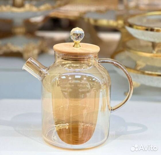Чайник заварочный стеклянный
