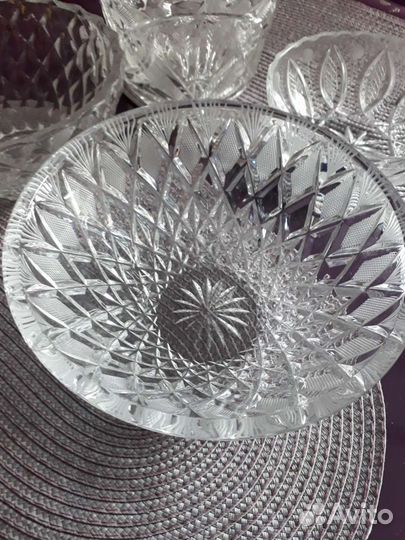 Ваза хрустальная