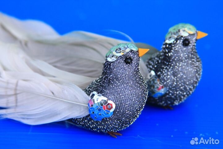 Птички на проволоке для декора