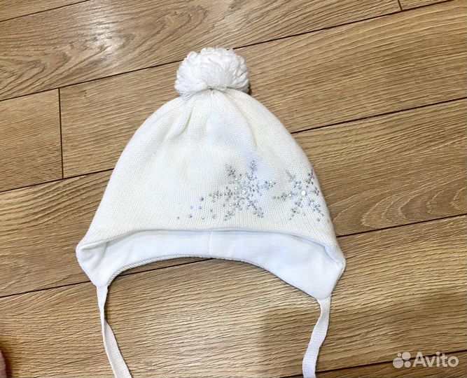 Шапки для девочки разные 10 шт