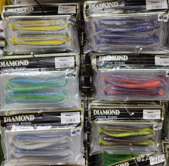 Силиконовые приманки Keitech Swing impact 6