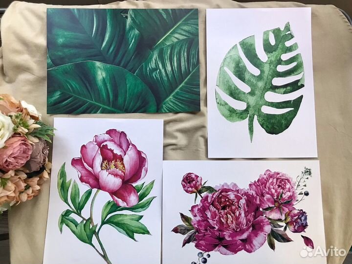 Постеры для интерьера. Постеры с цветами