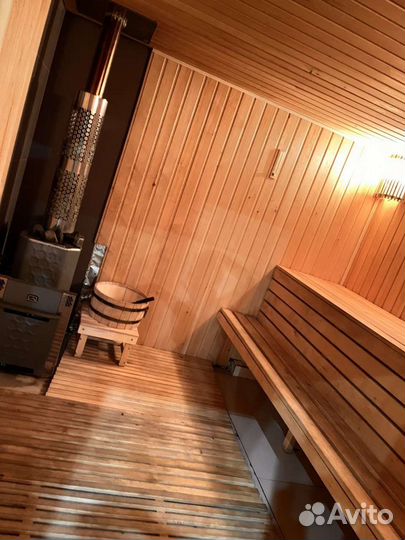 Баня на сельской (сауна с бассейном)