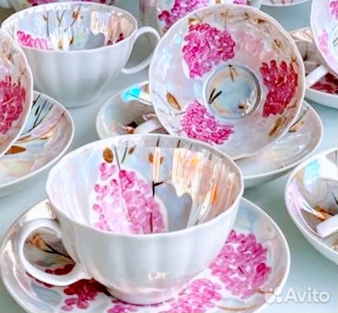 Чайные пары сервиз Дулево
