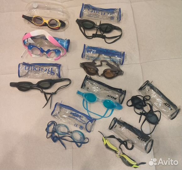 Очки для плавания детские и взрослые