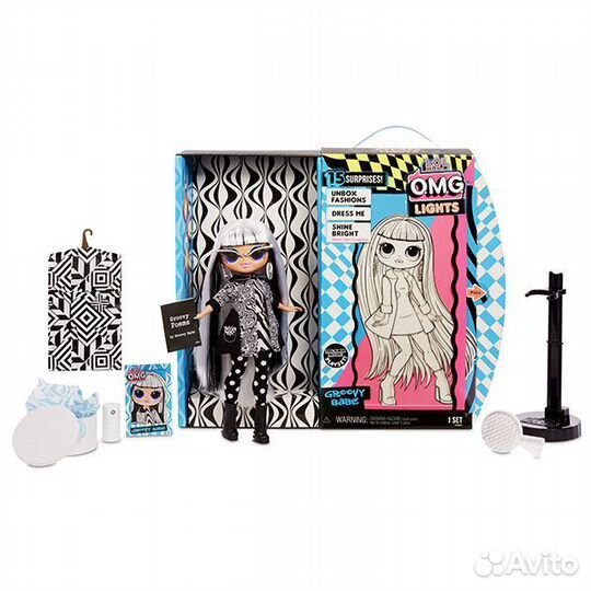 Игрушка LOL Кукла OMG серия Неон Groovy Babe 56515