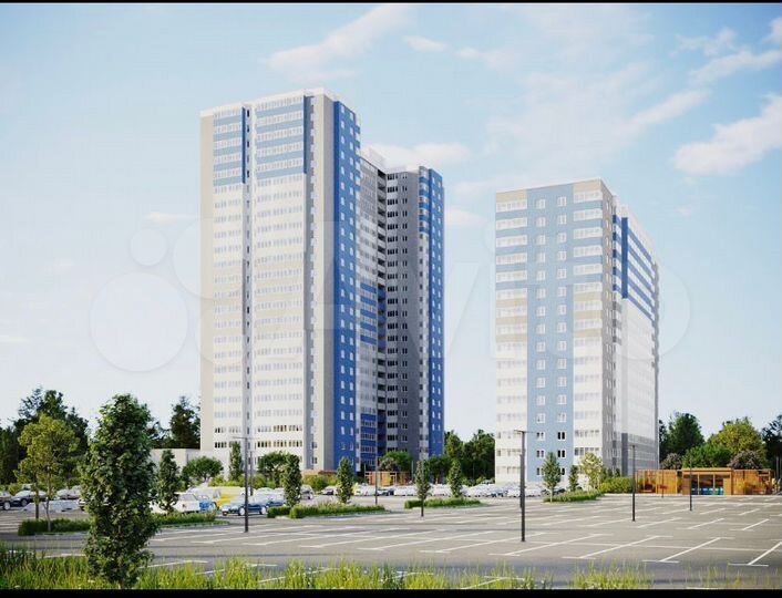 2-к. квартира, 37,7 м², 2/25 эт.