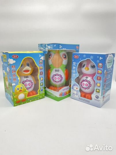 Интерактивный попугай утенок пингвин