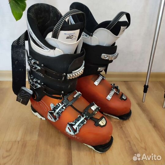 Горные лыжи и ботинки 42-43