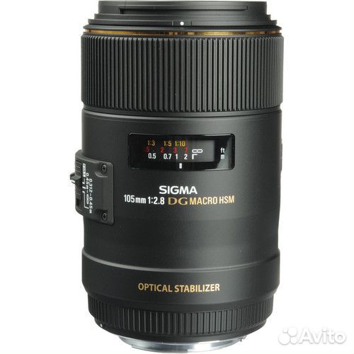Объектив Sigma 105mm F2.8 macro EX DG OS HSM canon
