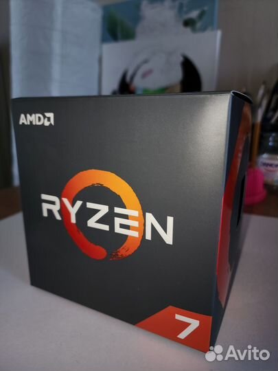 Процессор ryzen 7 2700 BOX с кулером
