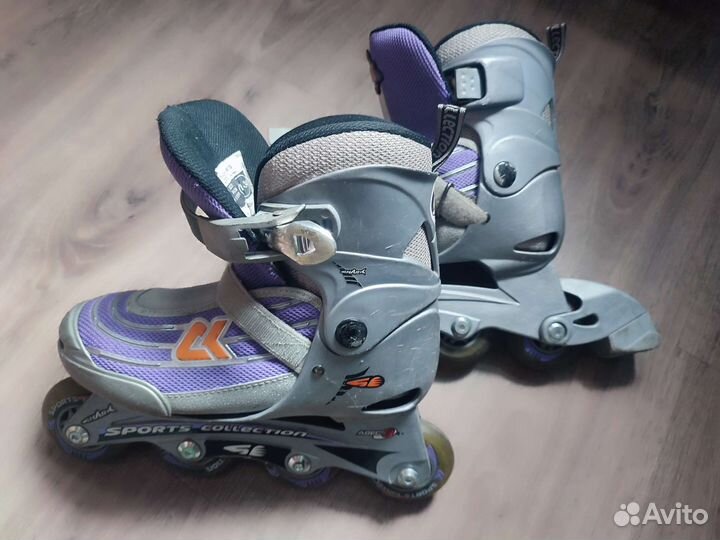 Роликовые коньки детские раздвижные