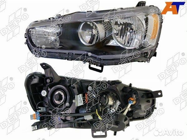 Фара mitsubishi lancer