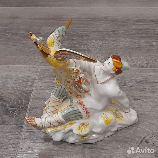 Статуэтка фарфор Иванушка и Жар Птица лфз