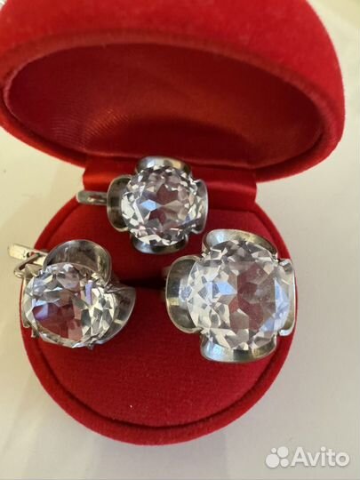 Комплект с корундом александрита 875