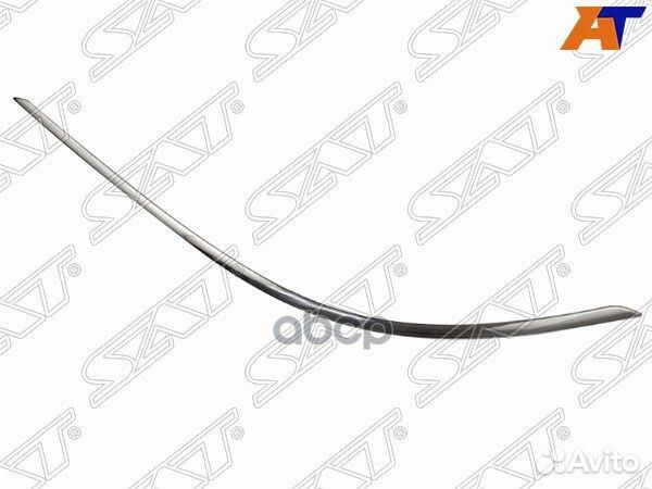 Молдинг бампера mercedes W204 11-14 LH хром (A