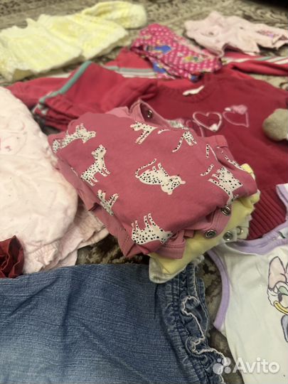 Пакет вещей на девочку от 2 до 6 месяцев