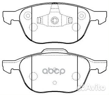 Колодки тормозные ford/mazda focus 2/C-MAX/3 04