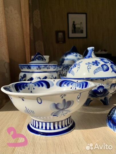 Гжель посуда