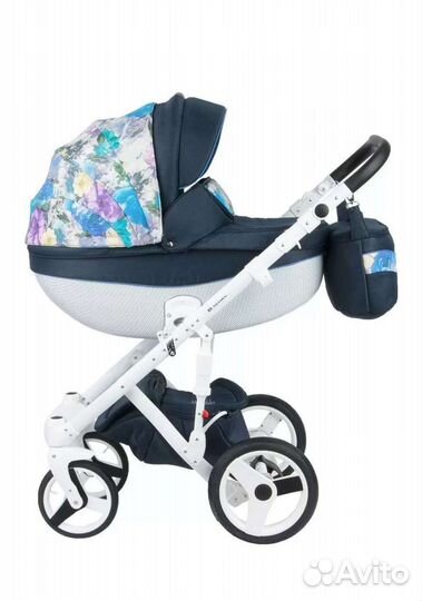 Коляска 2 в 1 adamex Monte carbon