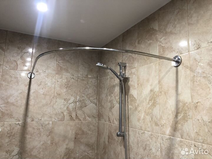 Дугу из нержавейки для шторки