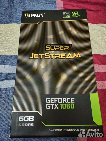 Видеокарта nvidia GTX 1060 6GB Palit jetstream