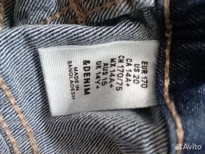 Джинсы на девочку рост 152-164