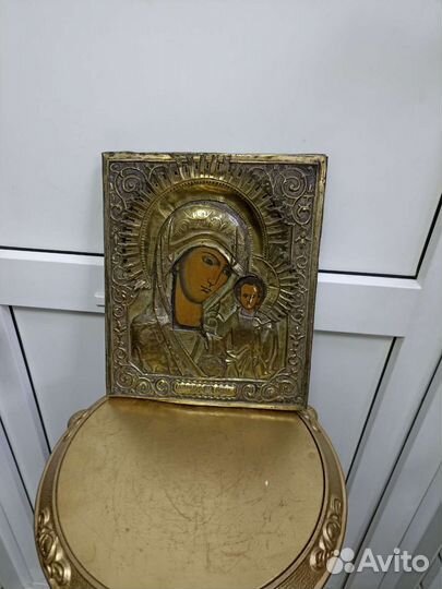 Казанская Икона (Божией Матери).старинная