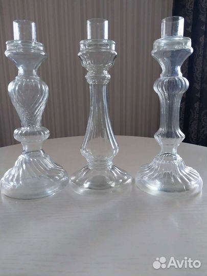 Подсвечник стекло