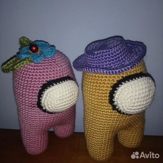 Игрушки амонг ас вязаные