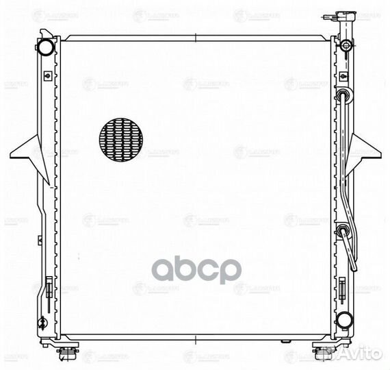 Радиатор охлаждения Kia Sorento (06) 3.3i AT LRc