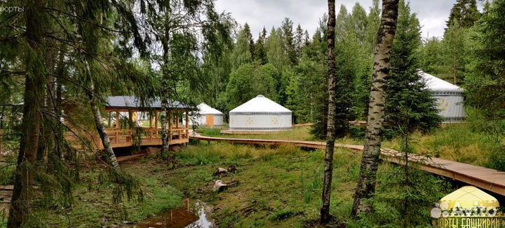 Юрта для глэмпинга