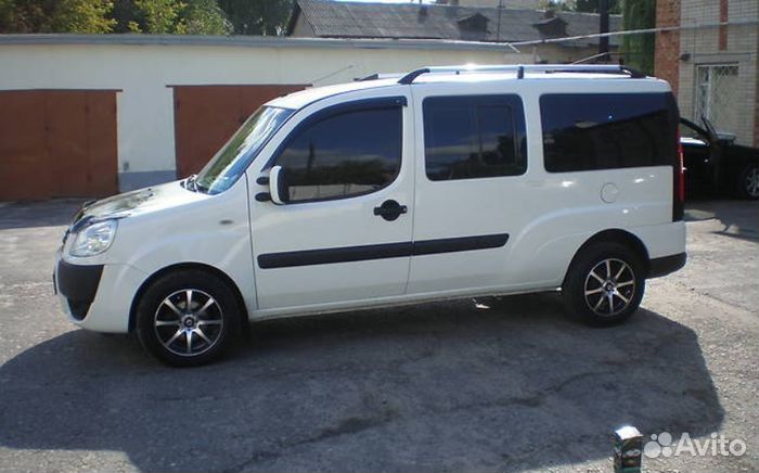 Рейлинги на крышу Fiat Doblo Краснодар +