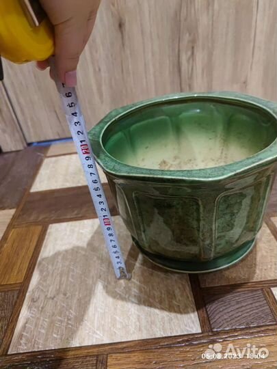 Керамический горшок для цветов бу